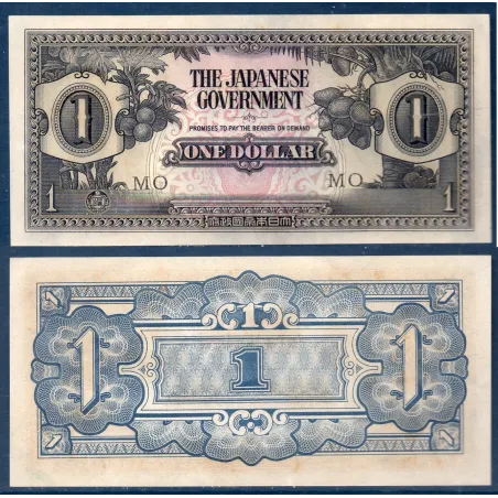 Malaisie Malaya P.M5c, Spl Billet de 1 Dollar 1942 Japanese Government