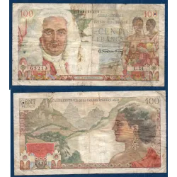 AEF Pick 24, B Billet de 50 Francs CFA 1947 La bourdonnais