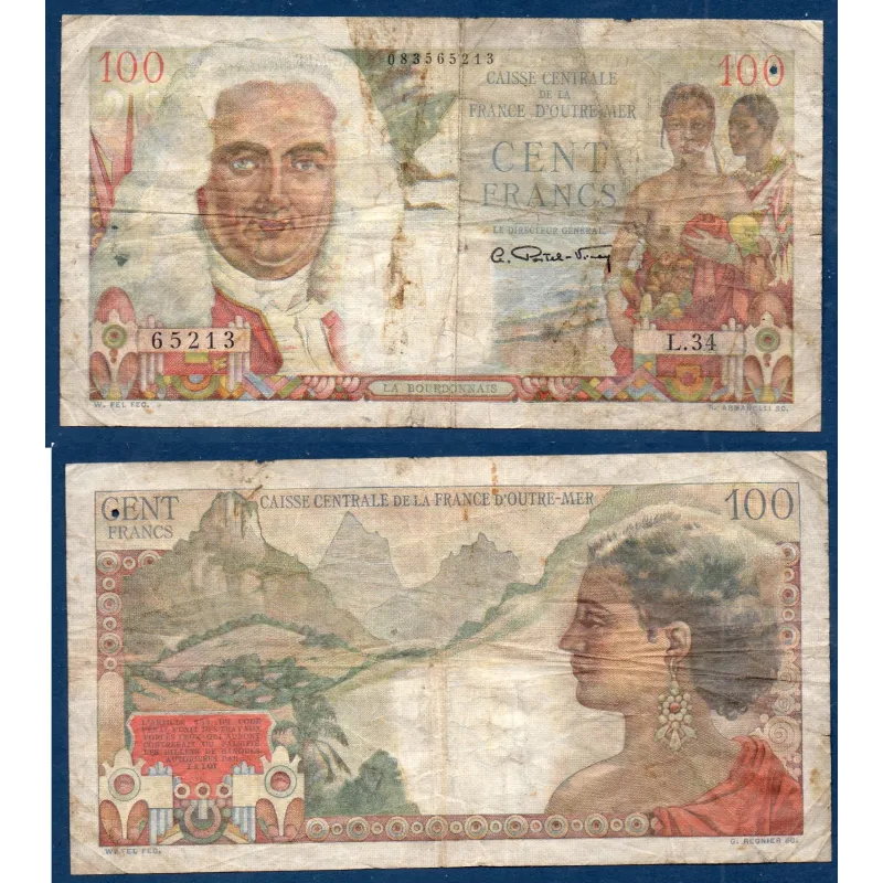 AEF Pick 24, B Billet de 50 Francs CFA 1947 La bourdonnais AEF Pick 24, B Billet de 50 Francs CFA 1947 La bourdonnais
