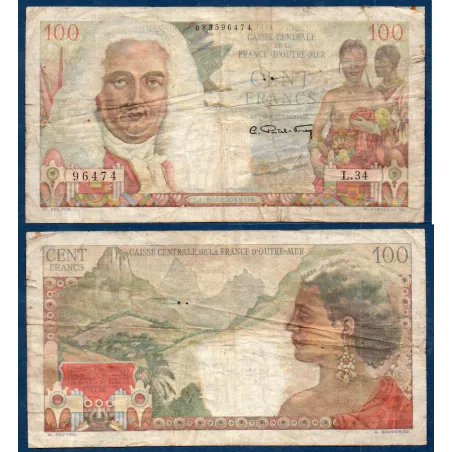 AEF Pick 24, B+ Billet de 50 Francs CFA 1947 La bourdonnais