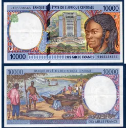 Afrique Centrale P.605Pa pour le Tchad, Billet de 10000 Francs CFA 1998