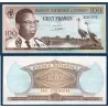 Congo P.6a, Sup, Billet de 100 francs 1961 grues couronnées