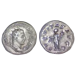 Antoninien de Philippe 1er (245-247), RIC 27b AEQVITAS AVGG atelier Rome