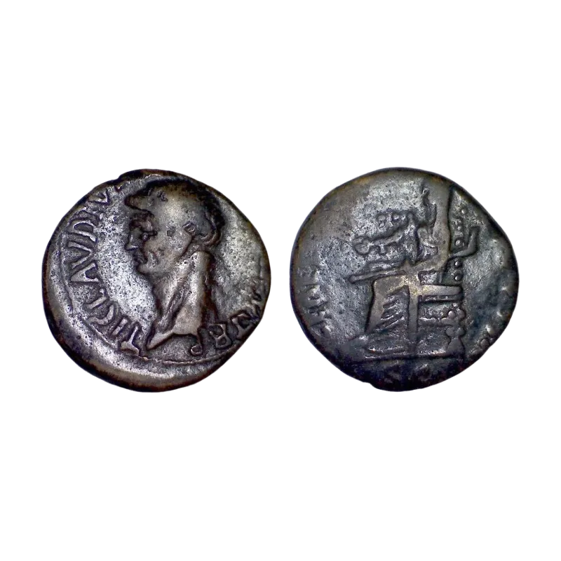 Dupondius de Claude (42), ric 110 CERES AVGVSTA atelier Rome Dupondius de Claude (42), ric 110 CERES AVGVSTA atelier Rome