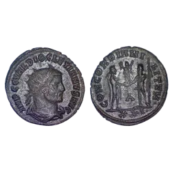 Antoninien Diocletien (293-294) Ric 306 CONCORDIA MILITVM atelier Cyzique