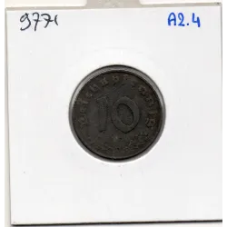 Allemagne 10 reichspfennig 1941 D, TTB KM 101 pièce de monnaie