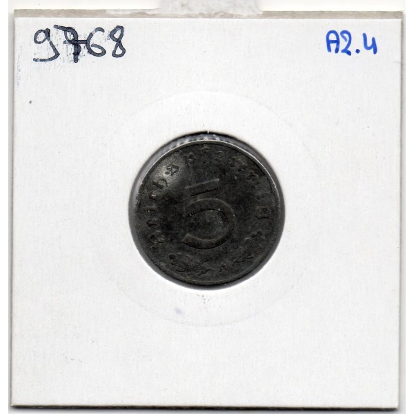 Allemagne 5 reichspfennig 1940 A, TTB KM 100 pièce de monnaie