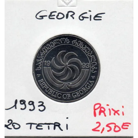 Georgie 20 tetri 1993 FDC, KM 80 cerf