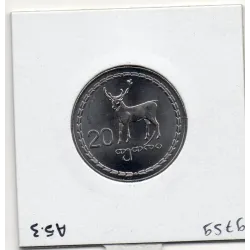 Georgie 20 tetri 1993 FDC, KM 80 cerf