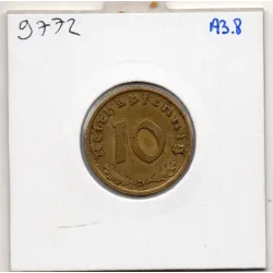 Allemagne 10 reichspfennig 1938 A, TTB KM 92 pièce de monnaie
