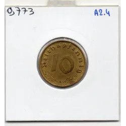 Allemagne 10 reichspfennig 1938 A, Sup KM 92 pièce de monnaie