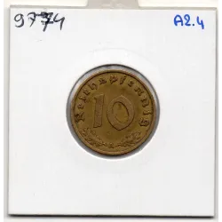 10 reichspfennig 1937 A, TTB KM 92 pièce de monnaie
