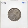 Allemagne 2 reichsmark 1937 E, Sup KM 93 pièce de monnaie