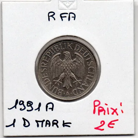 Allemagne RFA 1 deutsche mark 1991 A, Sup KM 110