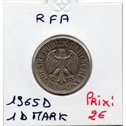 Allemagne RFA 1 deutsche mark 1965 D, Sup- KM 110