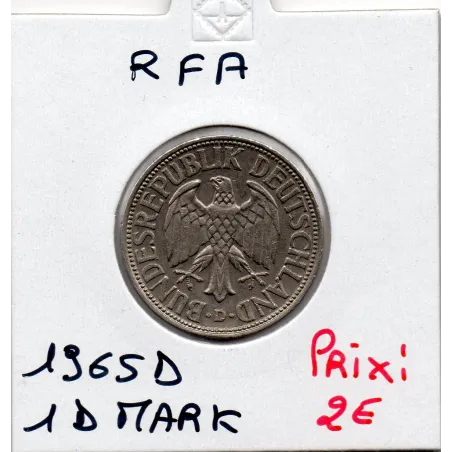 Allemagne RFA 1 deutsche mark 1965 D, Sup- KM 110