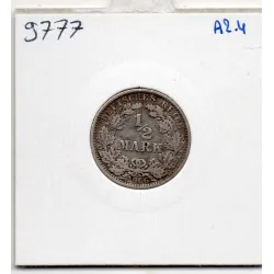 Allemagne 1/2 mark 1906 A, TTB- KM 17 pièce de monnaie