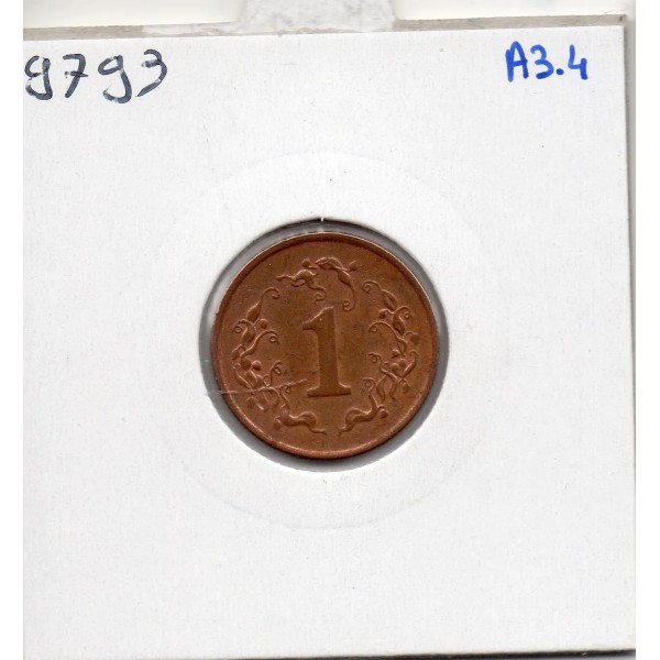 Zimbabwe 1 cent 1995 Sup, KM 1a pièces de monnaie