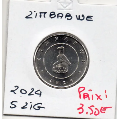 Zimbabwe 5 Zig 2024 Spl, Chute Victoria