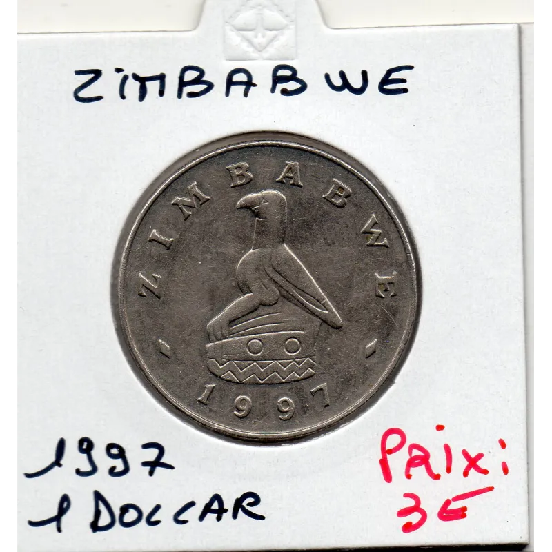 Zimbabwe 1 dollar 1997 Sup, KM 6 Monument national