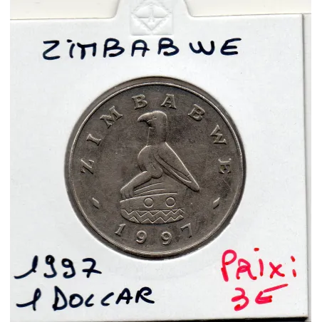 Zimbabwe 1 dollar 1997 Sup, KM 6 Monument national