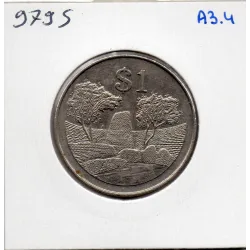Zimbabwe 1 dollar 1997 Sup, KM 6 Monument national