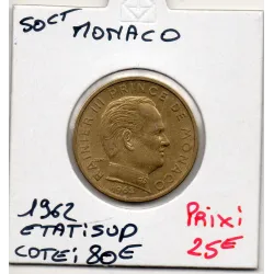 Monaco Rainier III 50 centimes 1962 Sup, Gad.148