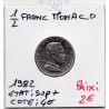 Monaco Rainier III 1/2 Franc 1982 Sup+, Gad 149 pièce de monnaie