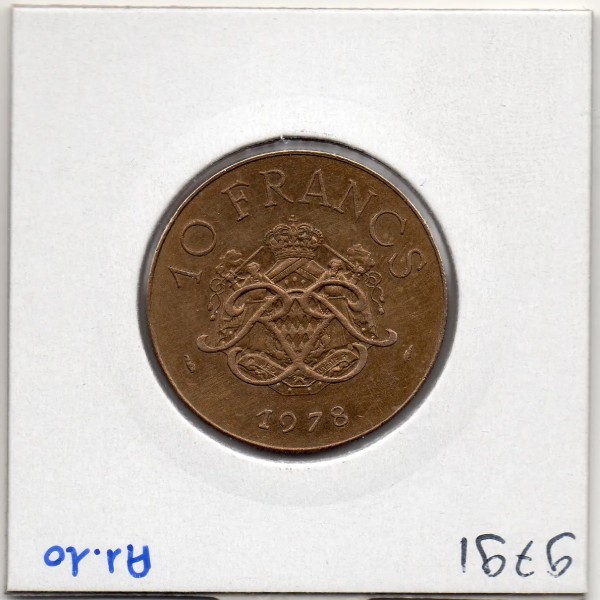 Monaco Rainier III 10 Francs 1978 Sup, Gad 157 pièce de monnaie