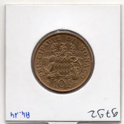 Monaco fondation Prince Pierre 10 Francs 1989 Sup, Gad 159 pièce de monnaie