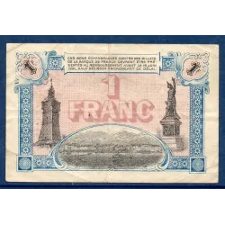 Toulon 1 franc, TB, 19.6.1916 Pirot 121.4 Billet de la chambre de commerce