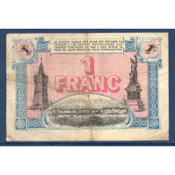 Toulon 1 franc, TB, 20.9.1917 Pirot 121.20 Billet de la chambre de commerce