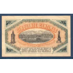 Toulon 50 centimes, TTB, 3.3.1919 Pirot 121.28 Billet de la chambre de commerce