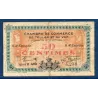 Toulon 50 centimes, TB, 20.9.1917 Pirot 121.22 Billet de la chambre de commerce