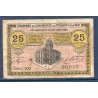Toulon 25 centimes, TB, 25.8.1921 Pirot 121.33 Billet de la chambre de commerce