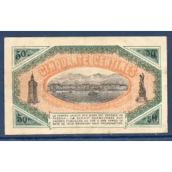 Toulon 50 centimes, TTB, 12.2.1917 Pirot 121.14 Billet de la chambre de commerce