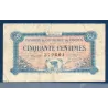 Tarbes 50 centimes, TB, 23.9.1917 Pirot 120.12 Billet de la chambre de commerce