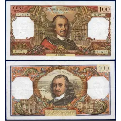 100 Francs Corneille TTB  7.11.1968 Billet de la banque de France