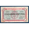 Tarare 50 centimes, TB, 21.4.1917 Pirot 119.23 Billet de la chambre de commerce