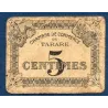 Tarare 5 centimes, TB, ND Pirot 119.38 Billet de la chambre de commerce