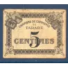 Tarare 5 centimes, TB, ND Pirot 119.35 Billet de la chambre de commerce