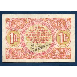 Saint Quentin 1 franc, TB+, ND Pirot 116.3 Billet de la chambre de commerce
