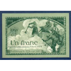 Saint Etienne 1 franc, Spl, 12.1.1921 Pirot 114.7 Billet de la chambre de commerce