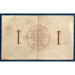 Saint Dizier 1 franc, TB, 17.4.1916 Pirot 113.12 Billet de la chambre de commerce