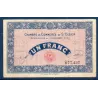 Saint Dizier 1 franc, TB, 11.11.1915 Pirot 113.6 Billet de la chambre de commerce