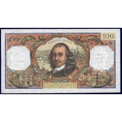 100 Francs Corneille TTB+  6.2.1975 Billet de la banque de France