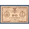 Saint Brieuc 50 centimes, Spl, ND Pirot 111.11 Billet de la chambre de commerce