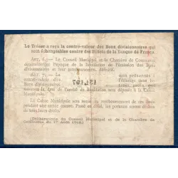 Rouen 2 francs, TB, 1918 Pirot 110.41 Billet de la chambre de commerce