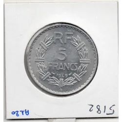 5 francs Lavrillier 1949 B Beaumont Sup+, France pièce de monnaie