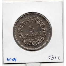 5 francs Lavrillier 1938 Sup, France pièce de monnaie